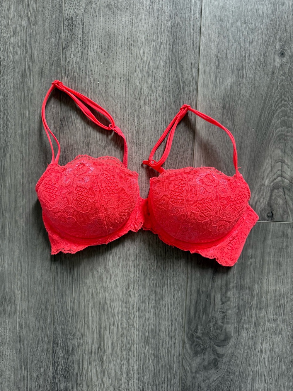 Pink Lace Push-Up Bra - Women Intimates & Sleepwear